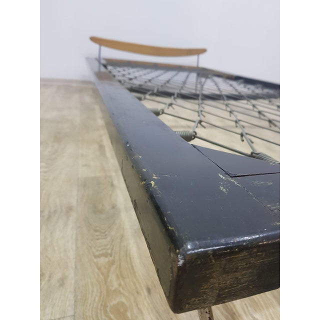 Bed by Fred Ruf for Wohnbedarf, Switzerland, 1950s. For Sale - Image 12 of 18