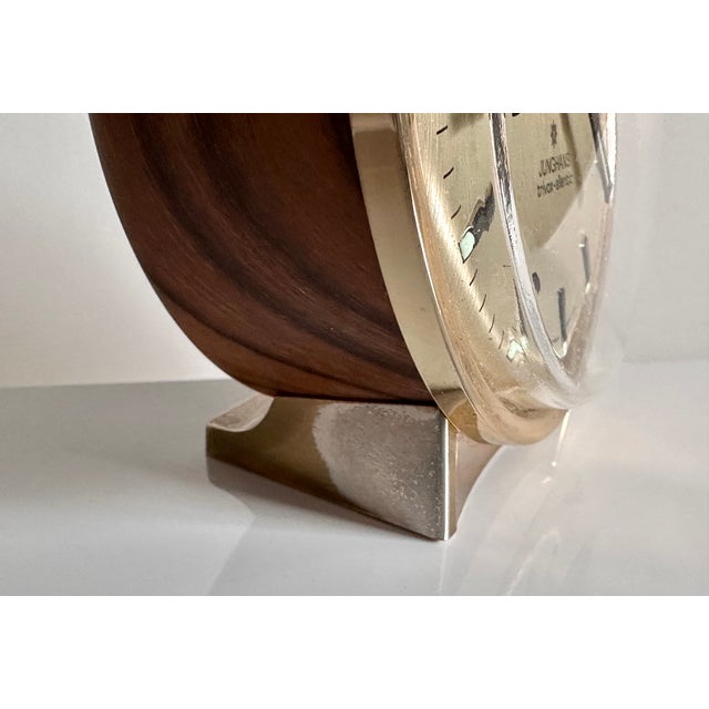 Metal Early Edition Model Trivox Silentic Table Clock from Junghans, West Germany, 1960s For Sale - Image 7 of 18