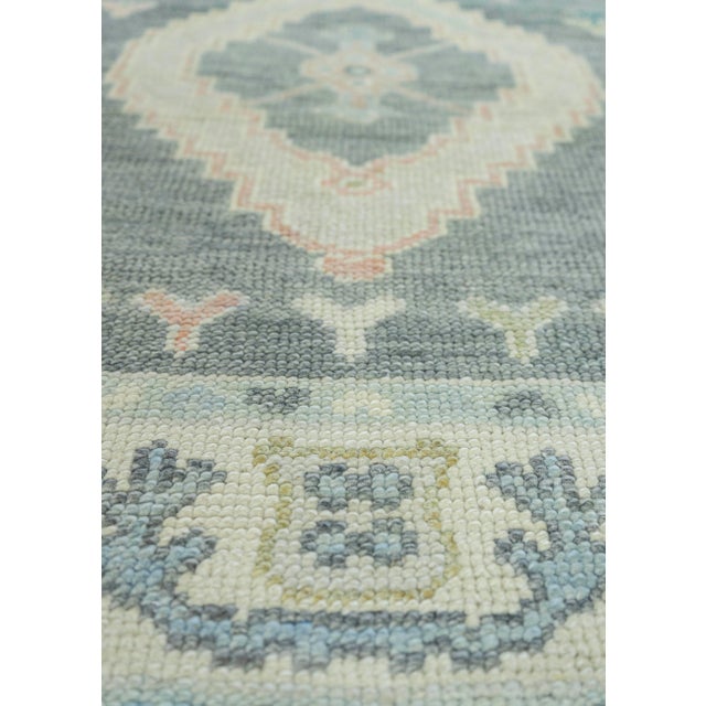 Turkish Turkish Oushak Rug 3'1"x 5'11" #19503 For Sale - Image 3 of 8
