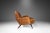 Italian Modern Low Profile Lounge Chair Newly Reupholstered in Leather Attributed to Carlo De Carli, Italy, 1960s For Sale - Image 12 of 12