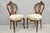 Antique Victorian Carved Mahogany Pretzel Balloon Back Parlor Side Chairs - a Pair. Circa Mid 20th Century. Measurements:...