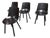 Stefan Diez for E15 Ch04 Houdini Side Chairs, Set of Four For Sale