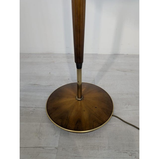 Danish Teak Floor Lamp with Brass, 1960s For Sale - Image 11 of 18