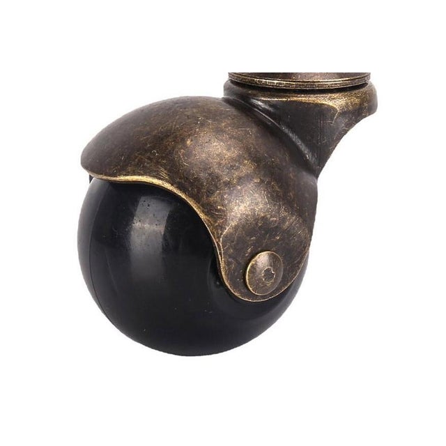 Tan Shelter Slipcover Arm Chair with Casters, LiveSmart Peyton-Pearl For Sale - Image 8 of 10