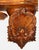 Pair of Vintage Mid-Century Hand-Carved Wooden Wall Shelves Features an Ornate, Deeply Detailed Scalloped Shell Design With a Rich, Warm Wood Finish. For Sale - Image 9 of 15