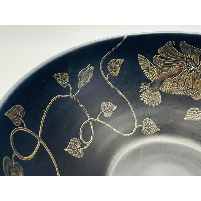 Emilia Castillo for Los Castillo Plata Pura Porcelain & Silver Bowl, Taxco, 1991 For Sale - Image 17 of 18