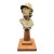 Antique "Grand Tour" Spelter Bust: Spartan King Menelaus For Sale