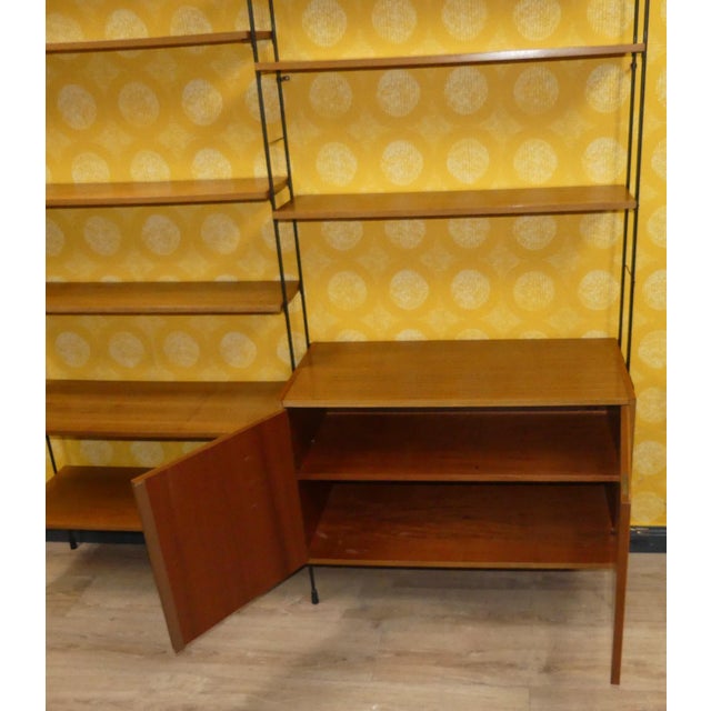 1960s Mid-Century String Ladder Shelving System by Ernst Dieter Hilker for Omnia For Sale - Image 5 of 18