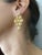 Metal French 18 Karat Gold, Ruby and Diamond Chandelier Lever Back Pierced Earrings - 2 Pieces For Sale - Image 7 of 12