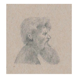 Ron Yrabedra Miniature Portrait of Bearded Man For Sale