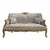 Baroque Sofa in Beige and Ivory With Hand-Applied Gold Leaf For Sale