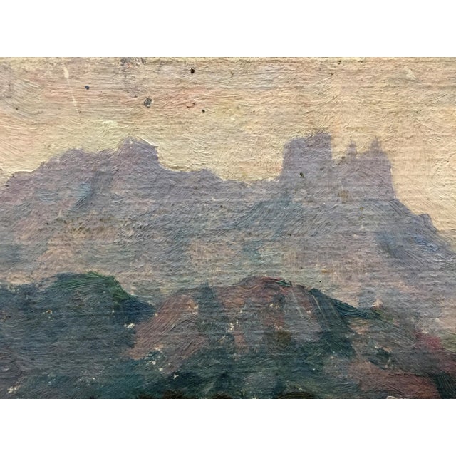 Impressionist 1970s Oil Painting Isle For Sale - Image 3 of 10