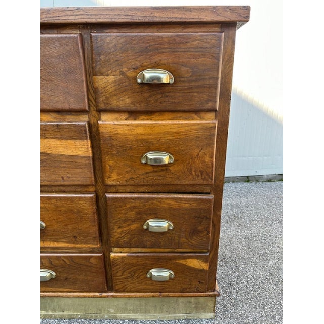 Workbench in Oak, 1940s For Sale - Image 4 of 18