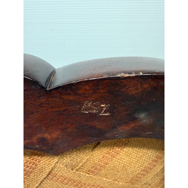 Design Plus Gallery presents an Antique 18th Century Edwardian Inlaid Corner Chair. The attention to detail on the inlaid...