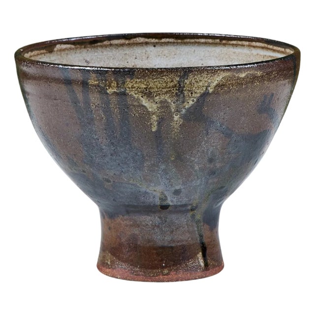 Studio Pottery Chalice Bowl For Sale