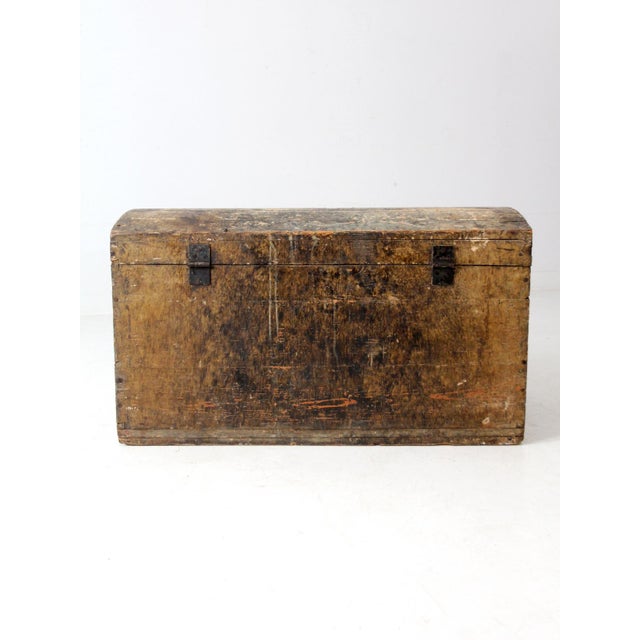 1800s Scandinavian Dome Top Trunk For Sale - Image 10 of 12