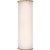 Modern AERIN for Visual Comfort Signature Rosehill 20" Linear Sconce in Hand-Rubbed Antique Brass with White Strie Glass For Sale - Image 3 of 10
