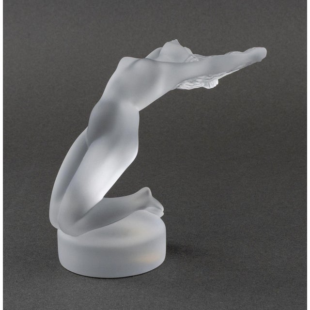 Lalique "Chrysis" Frosted Crystal Sculpture For Sale In New York - Image 6 of 9