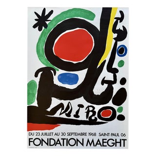 Joan Miró, Maeght Foundation 1968, Lithograph For Sale