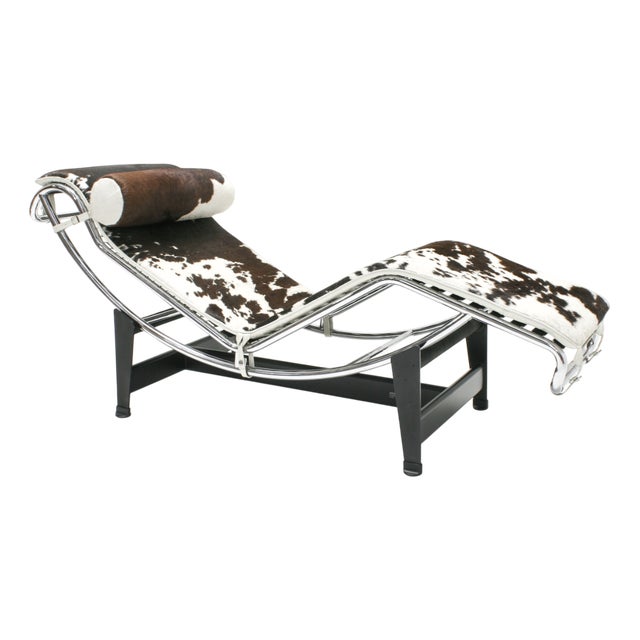 LC4 Chaise Longue by Charlotte Perriand & Le Corbusier for Cassina, 1970s For Sale