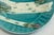 Turquoise French Majolica Asparagus Plate by Luneville , c.1890 For Sale - Image 8 of 11