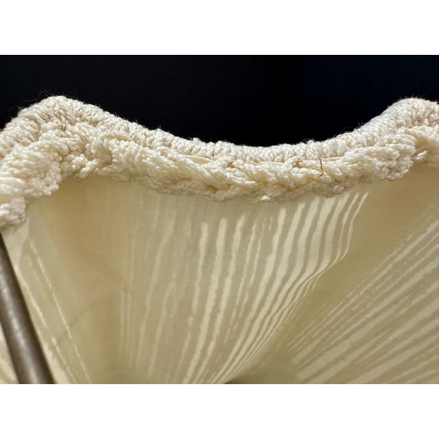 Vintage String Cord Lamp Shades Scalloped Skirt Bohemian - a Pair For Sale In Atlanta - Image 6 of 10