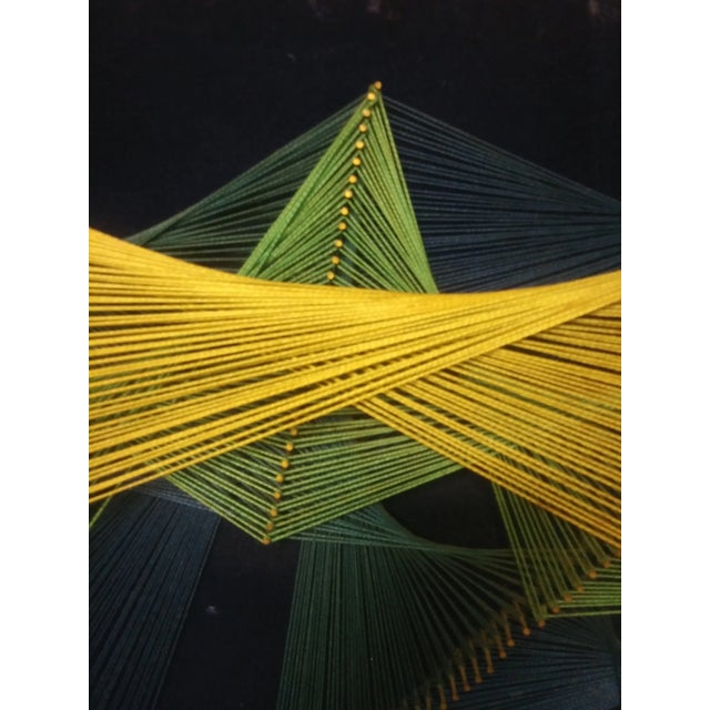Large 1960s Vintage Symmography Mid Century String Art Piece For Sale - Image 4 of 13