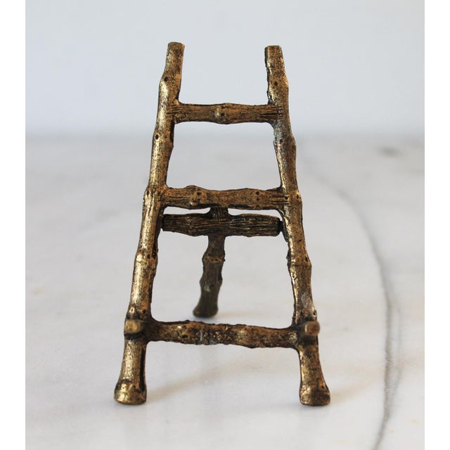 Mid 20th Century Vintage Faux Bamboo Art Easel For Sale - Image 5 of 9