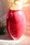 Art Deco vase - red vase - 80s vase - extra large vase - red glass - Art Deco Revival - lipstick red - vase gift - retro gift - Post Modern For Sale - Image 9 of 10