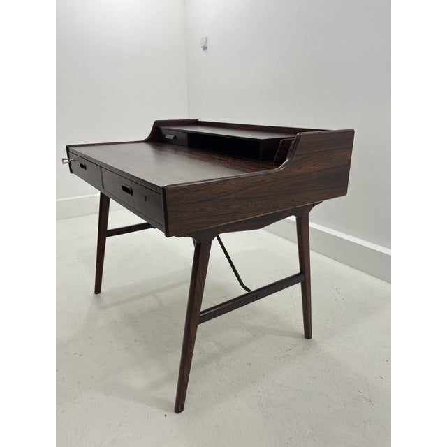 Danish Model 56 Desk in Rosewood by Arne Wahl Iversen for Vinde Mobelfabrik, 1960s For Sale - Image 6 of 18
