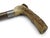 Reindeer Carved Stag Deer Antler Handle Antique Walking Stick Cane For Sale - Image 4 of 13