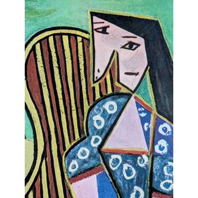 1940s Pablo Picasso, Portrait, Color Offset Lithograph on Pur de Marais Fil Paper, 1943 For Sale - Image 5 of 7
