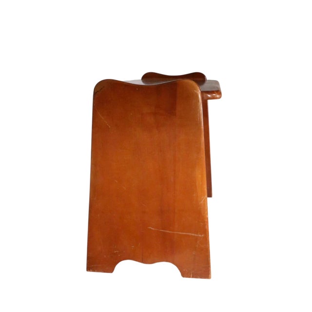 Mid 20th Century Mid 20th Century Colonial Revival Rustic Farmhouse Maple Bench Made in Vermont For Sale - Image 5 of 8