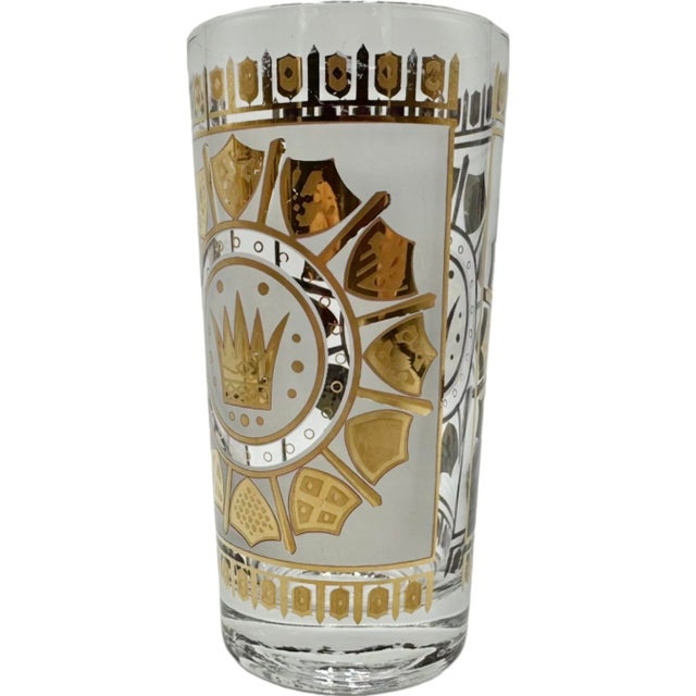 Vintage Georges Briard Royal Crown Highball Glasses- Set of 4 For Sale In Washington DC - Image 6 of 12
