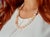 Gemstone Oregon Peach Opal Beaded Necklace by Noblesse Oblige Studio, 24.5" For Sale - Image 7 of 11