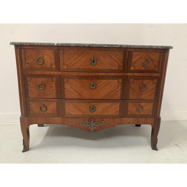 Chest of Drawers in Mahogany and Rosewood For Sale - Image 9 of 11