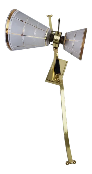 1950s Maison Arlus Large "Bow" Wall Light