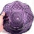 Amethyst Late 19th C. Amethyst Pressed Glass Serving Bowl Art Deco Traditional Victorian For Sale - Image 8 of 10