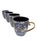 Blue Morris & Co. Porcelain Mug With Classic Strawberry Thief Motif and Gold Handles - Set of 4 For Sale - Image 8 of 8