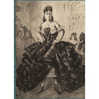 La Danseuse - Heliogravure After C. Guys - Early 20th Century Early 20th Century For Sale