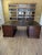 Large Antique Partners Desk For Sale - Image 10 of 14
