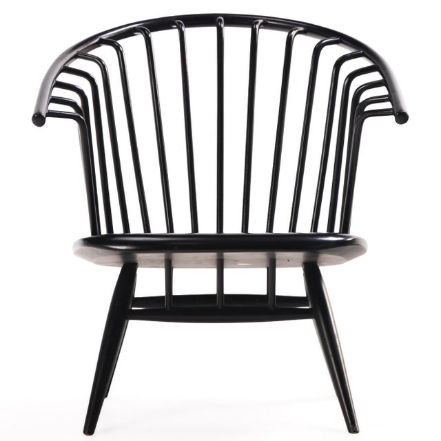 Wood 1960s Ilmari Tapiovaara for Asko Crinoline Lounge Chair For Sale - Image 7 of 9