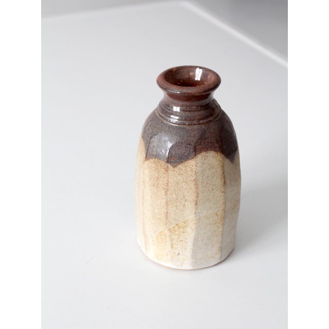 Vintage Handmade Studio Pottery Vase For Sale - Image 10 of 12