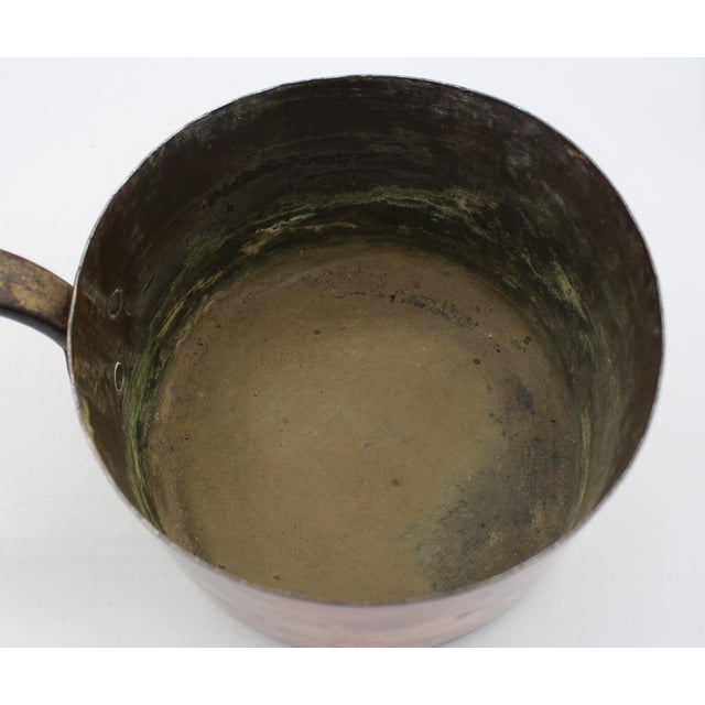 Metal Later 19th Century French Copper Sauce Pan For Sale - Image 7 of 7