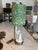 Italian porcelain bird lamp, circa 1960s-1970s, in the manner of Bassano with custom fabric shade.