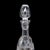 Metal Vintage Port Decanter, English, Glass, Silver Label, Spirit Bottle, Mid Century For Sale - Image 7 of 12