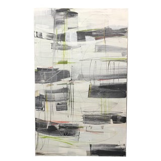 Typo Original Abstract Painting by Isabel Wyatt For Sale