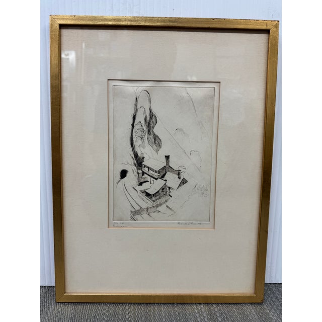 Spanish Lionel Pries Architectural Drawings, Set of Six For Sale - Image 3 of 12