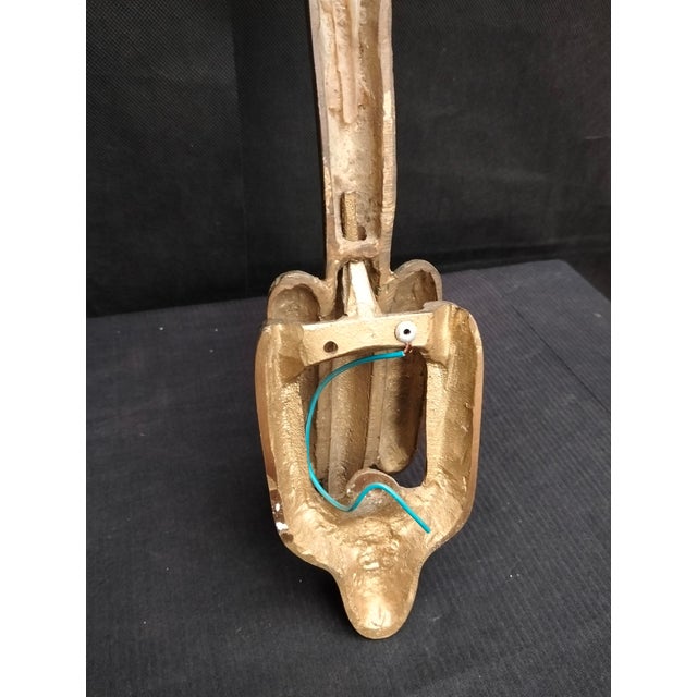Vintage Wall Lights in Bronze, 1970s, Set of 2 For Sale - Image 12 of 13
