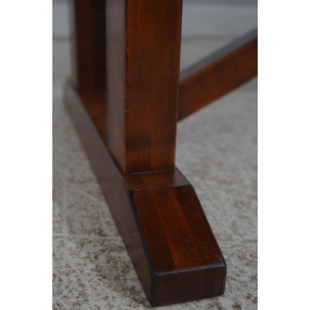 Nichols & Stone by Stickley Trestle Dining Room Table For Sale - Image 10 of 18